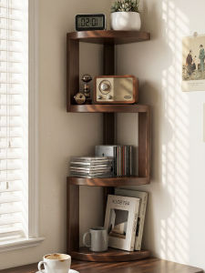 OYIla | Corner Multi-purpose Wooden Storage Rack