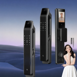 DeSchman Smart Door Lock Fingerprint Password Lock Electronic Lock Cats Eye Smart Lock Q3EMP(2.0) Aluminum Alloy Material