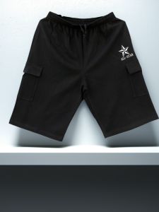 กางเกงขาสั้นทำงานผ้าฝ้ายแท้สำหรับผู้ชาย ทรงหลวม บาง 5 กระเป๋า กางเกงขายาวฤดูร้อนไซส์ใหญ่ กางเกงขายาวสไตล์ย้อนยุค สไตล์อเมริกัน