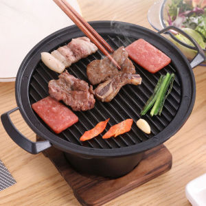Mudah alih Mini BBQ Grill gaya jepun arang Grill barbeku dapur alat barbeku rumah Aluminium aloi HeavyBarbecue grill