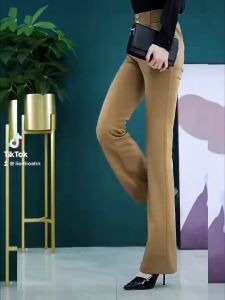 Quần ống loe 2 cúc có bigsize ( 40-75kg)  khoá cạp cao tôn dáng  -MAS- Mã 555M