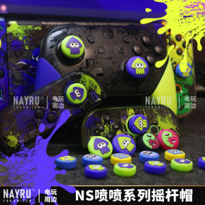 Nayru Switch OLED Protective Case Cover Storage Bag Joystick Handle Caps Spray Fighter NS pro Protective Shell Housing