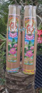 1Kg Nhang thơm chân mộc không nhuộm màu Lưu Gia Thành 3 tấc và 4 tấc Hương thơm dịu nhẹ ít khói Nhang Thanh An