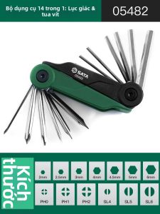 SATA | Bộ Tuýp Lục Giác Đa Năng Gấp