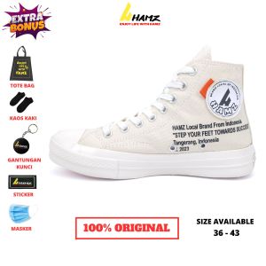 Hamz Alpha Alpen Cream Sepatu Sneakers Pria dan Wanita