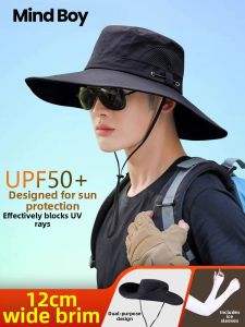 MIND BOY | Large Brim Sun Protection Hat