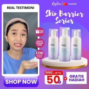 REGLOW 8x Ceramide Advance Hydration Facial Foam Perbaiki Skin Barrier Skincare dr. Shindy Original