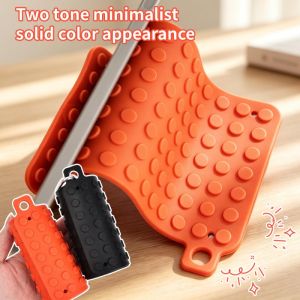 Multi-Functional Portable ‘Lazy’ Stand Flexible Foldable Phone Stand Portable Silicone Tablet Stand Multi-Functional Office Accessory