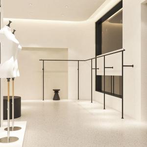 ZHENTAIYUAN | Black Floor-Standing Clothing Display Rack