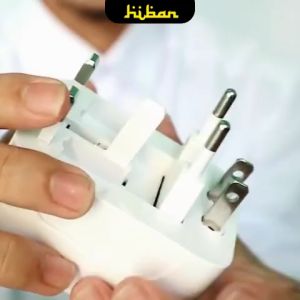 Universal Travel Adaptor All in One - Steker Colokan Listrik Putih