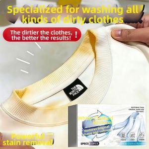 YOULE | Yellowing Removal Bleach White Clothes Restorer Anti-Color Run Laundry Detergent