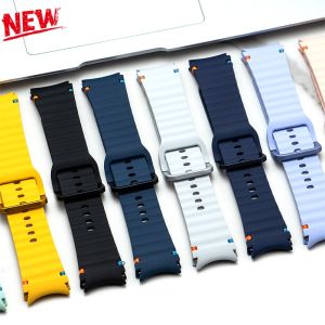Silicone Strap for Samsung Galaxy Watch 7 6 5 4 44mm 40mm 5 45mm 20mm Bracelet for Galaxy Watch 6 4 Classic 47mm 43mm 46 42 Band