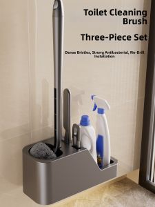 XUANG | Wall-mounted Full Coverage Toilet Brush Set