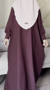 Tsurayya - (Abaya saja) Abaya Tarim Bahan Mazen anti UV by Sultan/ Abaya Lebaran