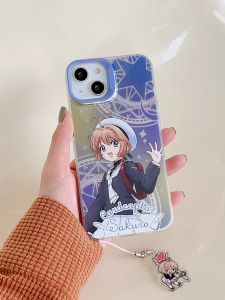 iPhone 17 pro Max Gradient Laser Design Phone Case Cute Cartoon Protection Cover for Apple 15 plus Huawei Oppo Xiaomi 17