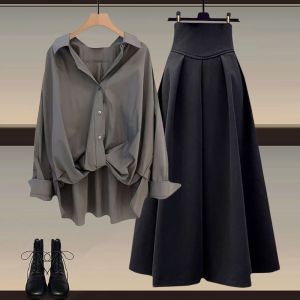 YNY | Retro Laid-back Versatile Long-sleeved Womens Shirt