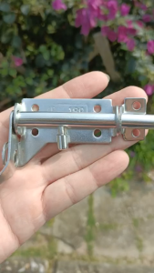 Chốt Cửa Ngang Inox 304 Dài 9cm – Chốt Gài Cửa Kim Loại Chắc Chắn Phụ Kiện Lắp Cửa Tiện Lợi