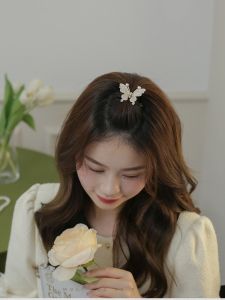 Elegant Small Hair Clip Butterfly Hair Accessory Miniature Hair Decorations Stylish Hair Grips Alloy Material Original Design