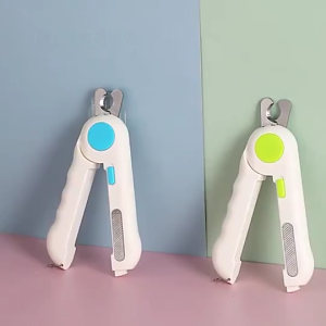 Pet Nail Clippers BHQ PET กรรไกรตัดเล็บแมว พร้อมไฟ LED และตะไบเหล็กเก็บซ่อน