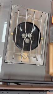 Mặt Nắp Chống Nhiệt Kim Loại Cho Bếp Gas Dã Ngoại Pandatour Blackened IGT Phụ Kiện Tự Làm Sáng Tạo Thiết Bị Nấu Ăn Ngoài Trời