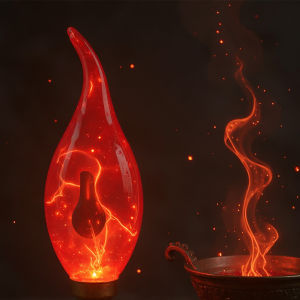 3W E14 220V นำเปลวไฟผลหลอดไฟ 240V หลอดไฟบ้านเทียนตกแต่งโคมไฟกระพริบแอมปูลเพลิงอีดิสันวินเทจแสง