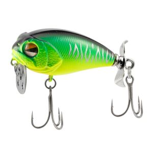Hopeblaze 1/5PCS Surface Wake Bait 5.5cm 10g Metal Propeller Topwater Lure Sharp Treble Hooks Long Cast for Bass Pike Freshwater