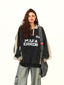 Tagkita | Original American Washed Collar Hoodie Contrast Color Fall 2026