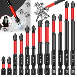 Anti Slip bits Magnetic Screwdriver bit Set D1 Alloy Steel Impact Resistance Bits-3/6/12Pcs Suitable for Electric Drills