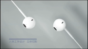 Type-C and 3.5mm AUX Wired Earphones Half In-Ear Noise Cancelling Headphones with Microphone Bass Gaming Headset for Phone