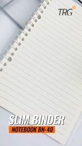TRG Slim File Binder Note BN-40 A5 B5 - Buku Tulis Catatan Notebook Transparan TRG