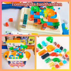 Bộ bàn Logo đồ chơi xếp hình lắp ráp logo bóng trượt giúp bé phát triển tư duy