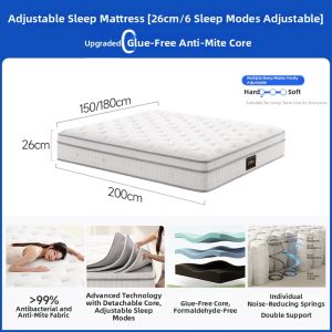 Adjustable Soft Hard Mattress Comfortable Sleep
