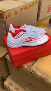 Specs Sepatu Futsal Lightspeed Reborn In White Red Accelerator Pria Dewasa