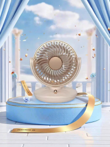 พัดลมตั้งโต๊ะชาร์จ USB เงียบเป็นพิเศษ ขนาดเล็ก ใช้ในสำนักงาน L2971 พัดลมตั้งโต๊ะแบบพกพา เสื้อท่อนบน สำหรับหอพัก หัวเตียงในบ้าน