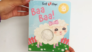 Baa Baa Sensory Board Book with Touch & Feel