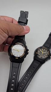 FROST Jam Tangan Pria Wanita Analog Strap Rubber Tahan Air F-1109BG Bonus Box