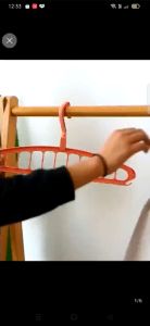 Smart Save Line 11 Hole Multifunctional Clothes Hanger