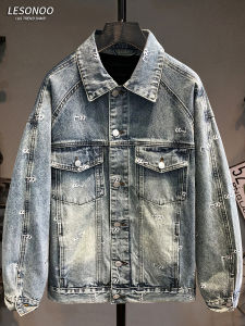 LIANSENNIAO | Áo Khoác Jeans Mỹ Thêu Premium Đã Rửa