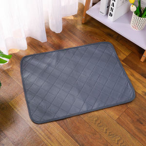 แผ่นรองฉี่หมาผ้ารองฉี่สุนัข 5ชั้น แผ่นรองฉี่หมา สามารถใช้ซ้ำได้ แผ่นรองฉี่สุนัข แบบซักได้ ดูดซับน้ำได้ดี แผ่นรองฉี่สนุข