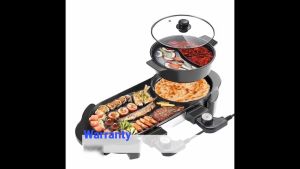 Bếp lẩu nướng điện đa năng 2 trong 1 chống dính cao cấp EB-8601 - Công suất : 1100-2200W - Nhiệt độ: 200 đến 450 độ C - Kích thước: 72x28cm