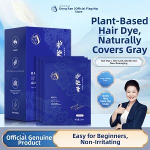 DONGRAN | Mặt Nạ Dye Tóc Thảo Dược Che Phủ Tóc Xám