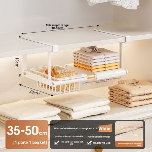 WEIMEIYUAN | Drawer Pull-Out Basket Storage Shelf Divider Organizer