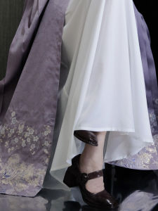 LuMingXi Original Hanfu under Skirt Inner Pant Base Layer Pant Song Dynasty White Daily Polyester Fiber 100% Fabric