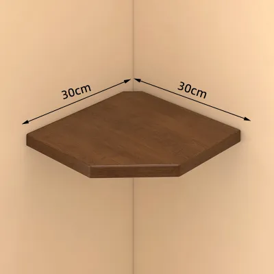 Real Wood Corner Shelf Storage Rack