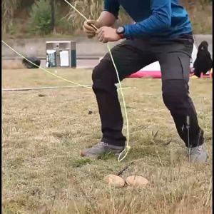 สการตั้งแคมป์ สมอบก เหล็กหล่อ ความยาว เหล็กชุบแข็ง 3 ความยาว 20cm 30cm 40cm หัวเข็มขัดเชือกลม เชือกเต็นท์ 4mmx4m