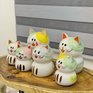 [ Cao 25cm ] Heo đất Tiết kiệm sứ Bát Tràng cao cấp - Hình Mèo NEKO siêu ngộ nghĩnh đáng yêu