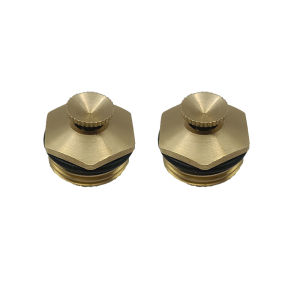 AUK Brass Misting Nozzles Adjustable 1/2 inch Centrifugal Water Atomizing Spray Nozzle Garden Irrigation 360 Degree
