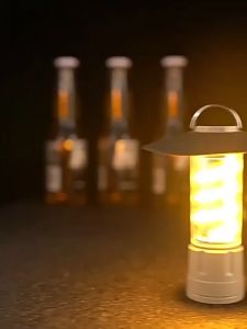 Camping Light Rechargeable Camp Lantern Portable Flashlight Outdoor Emergency Lamp Waterproof Atmosphere light for Camping Camping Set Equipment Camping Essentials