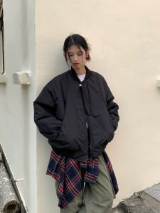 Spring and Autumn American Retro Zipper Pilot Jacket Men and Women Casual Easiest for Match Couple High Street Baseball Uniform Outwear Tide