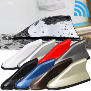Car Shark Fin Antenna Auto Radio Signal Aerials Car Roof Antennas FM Signal Design Aerials Antenna for All Car Auto Accessories